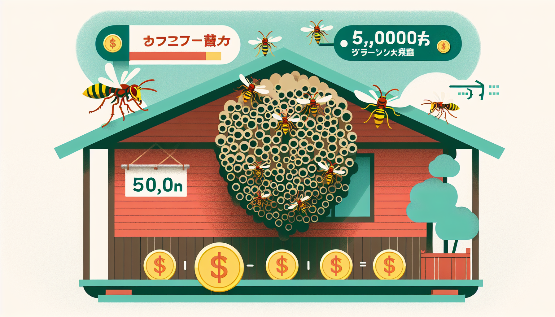 スズメバチの巣を駆除する費用の相場と失敗しない業者の選び方