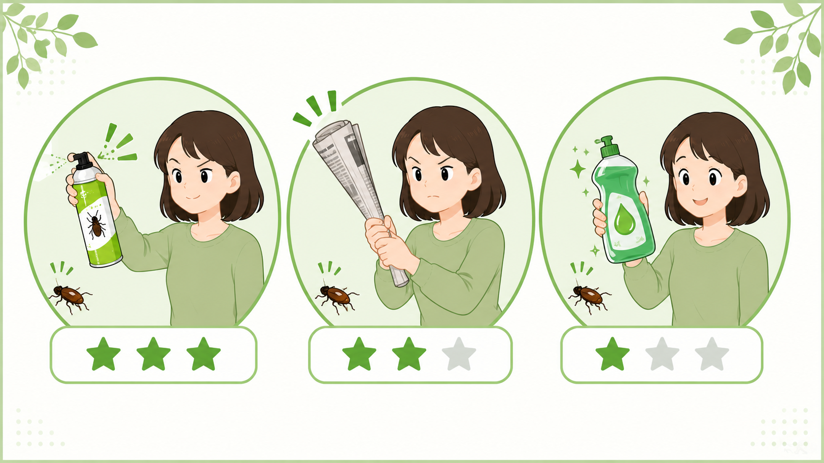 ゴキブリを今すぐ仕留める方法