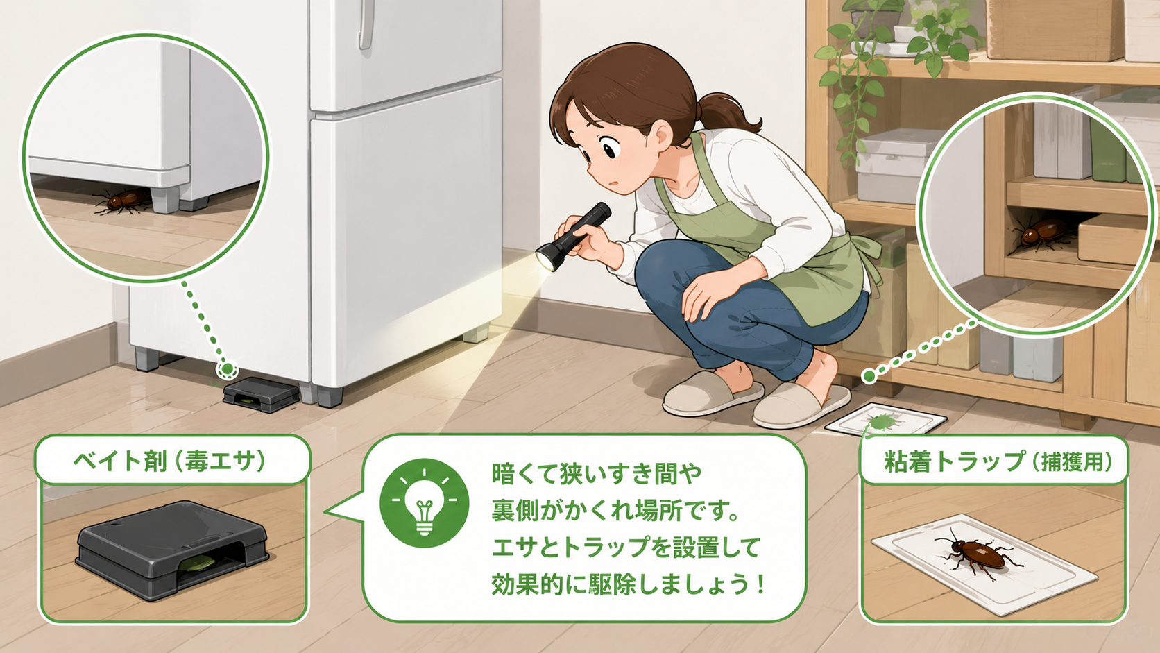 ゴキブリを逃がしてしまった場合の対処法